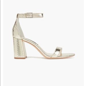 Alice + Olivia gold sandals